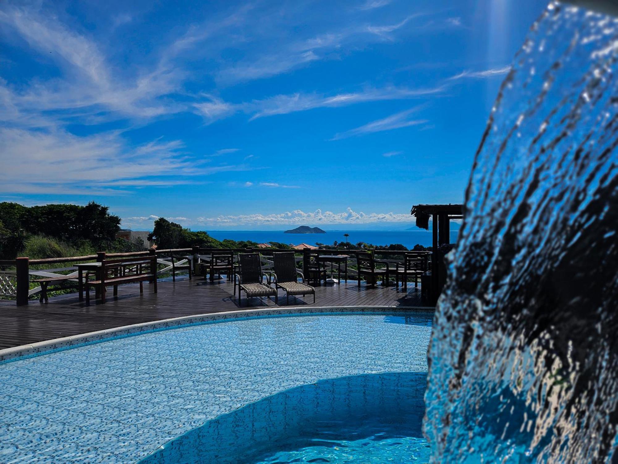 Bella Vista Ocean View Hotell Búzios Eksteriør bilde View of the sea from the hotel