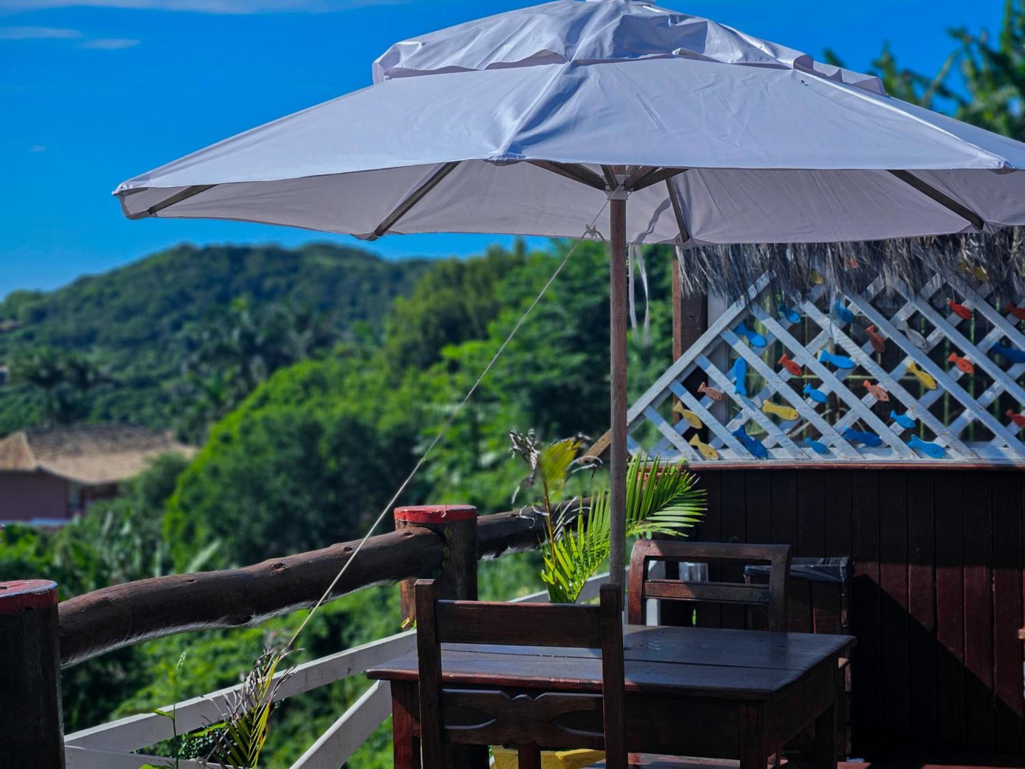 Bella Vista Ocean View Hotell Búzios Eksteriør bilde A patio umbrella