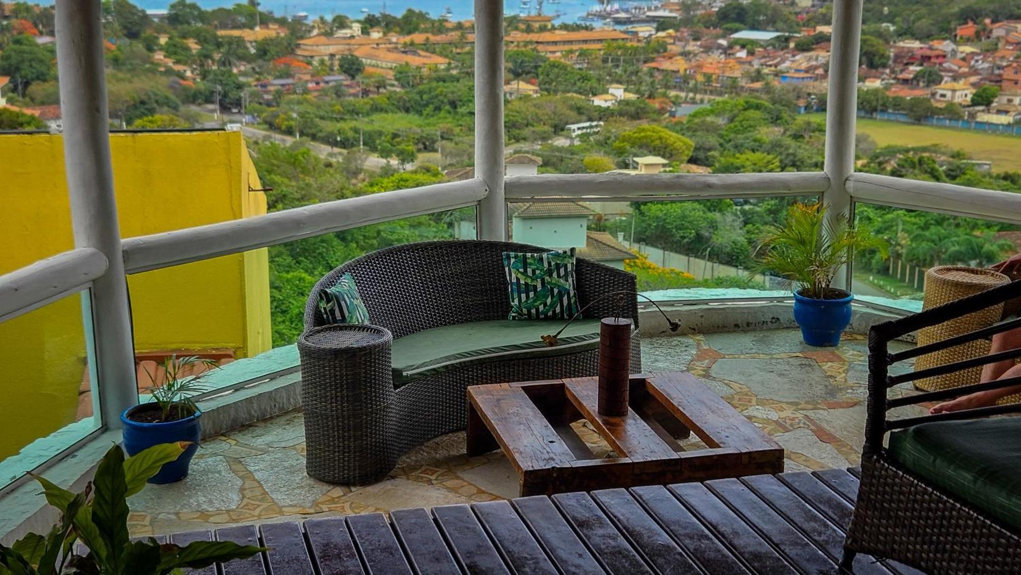 Bella Vista Ocean View Hotell Búzios Eksteriør bilde A balcony in the city of Niterói, Brazil